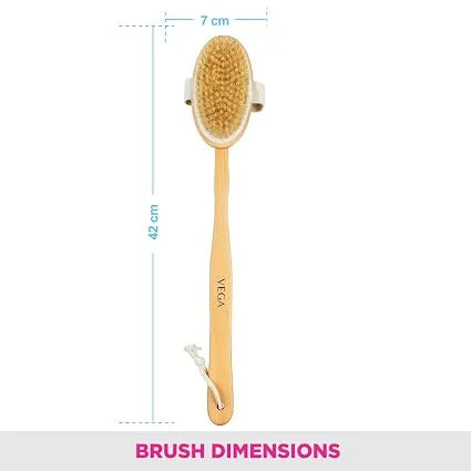 Vega – Natural Bristle Bath Brush (NBA- 1/3)