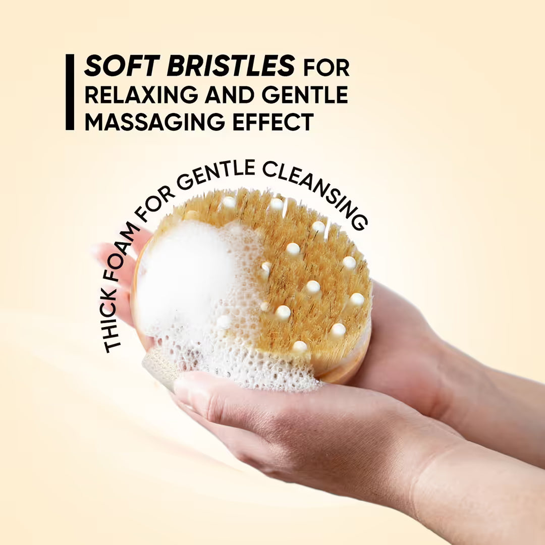 Vega – Bristle Bath Brush With Massager (NBA-1/2)