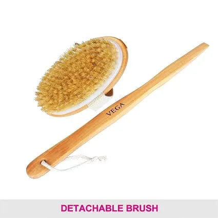 Vega – Natural Bristle Bath Brush (NBA- 1/3)
