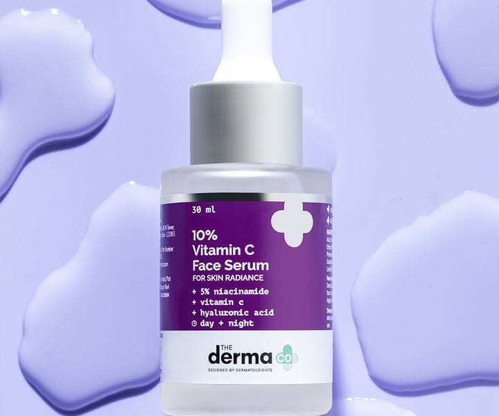 Derma Co - 10% Vitamin C Face Serum with 5% Niacinamide & Hyaluronic Acid 30ml