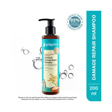 Pilgrim - Korean Rice Water Advanced Damage Repair Shampoo (200ml)