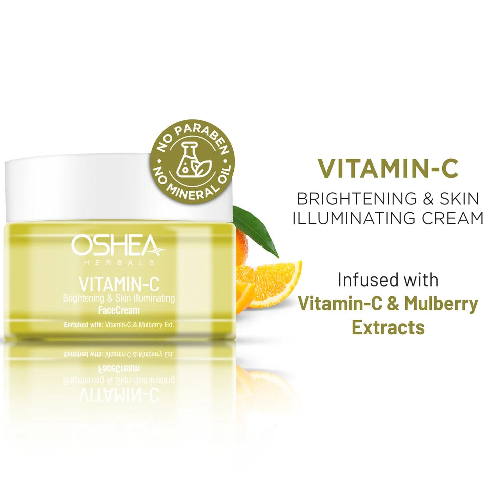 Oshea - Vitamin-C Brightening & Skin Illuminating Cream (50g)