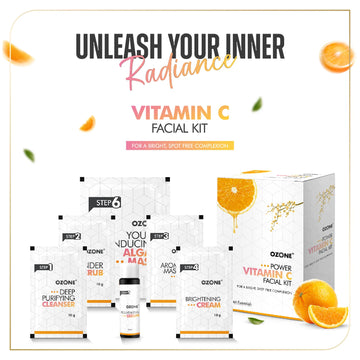 Ozone - Power Vitamin C Facial Kit (Net Quantity - 5N)