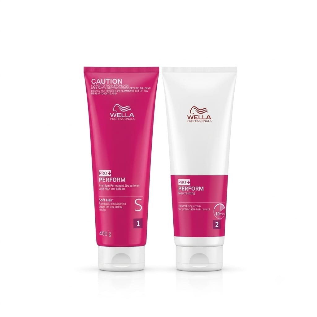 Wella Professional - Pro+ Perform Permanent Straightening Cream & Neutralizer (400g)