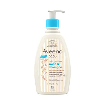 Aveeno – Baby Daily Moisture Wash & Shampoo (354ml)