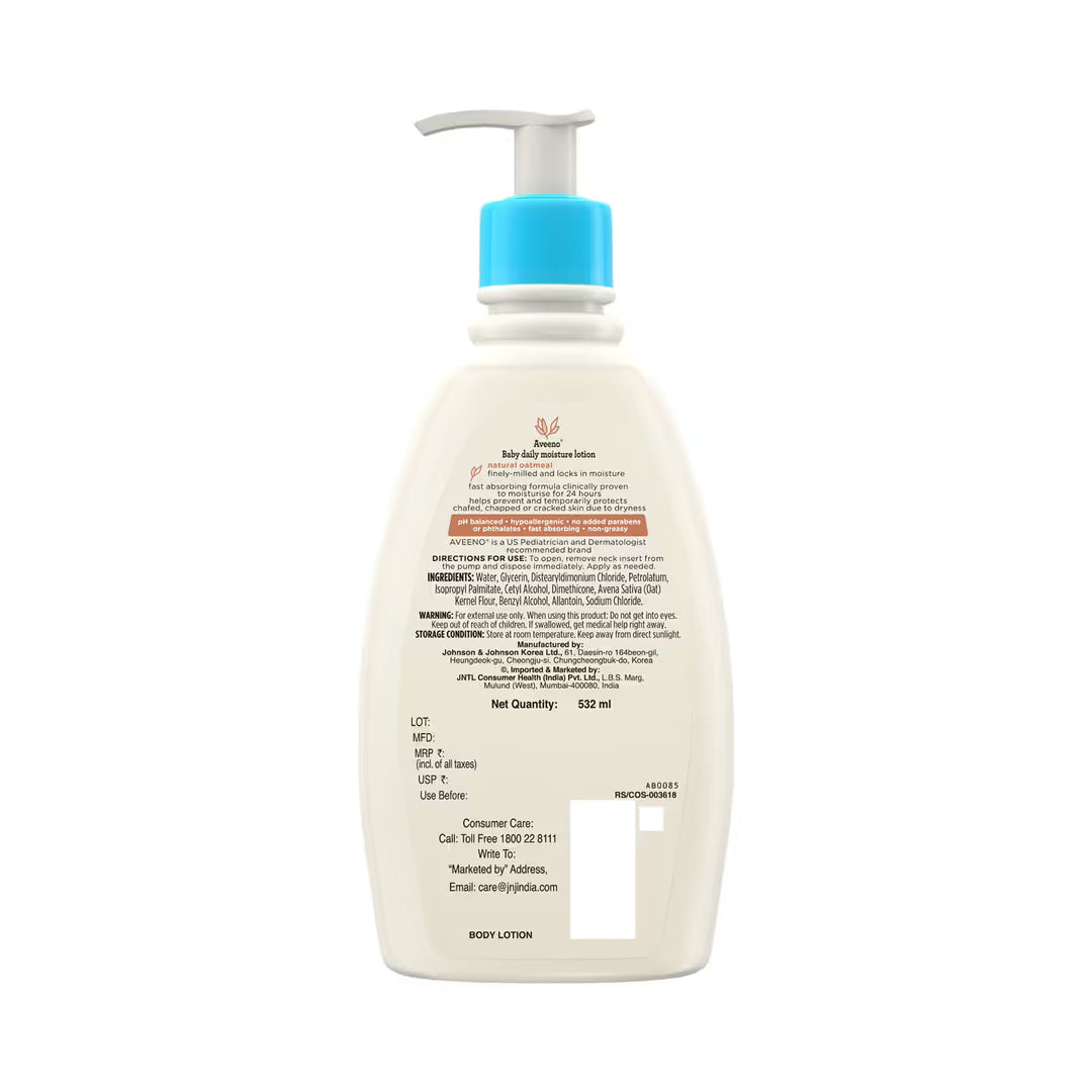 Aveeno – Baby Daily Moisture Lotion (532 ml)