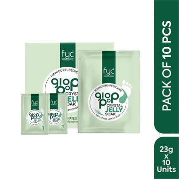 FYC Professional - Manicure & Pedicure Glop Pop Crystal Jelly Soak Anti - Stress Lemon Grass (230g)