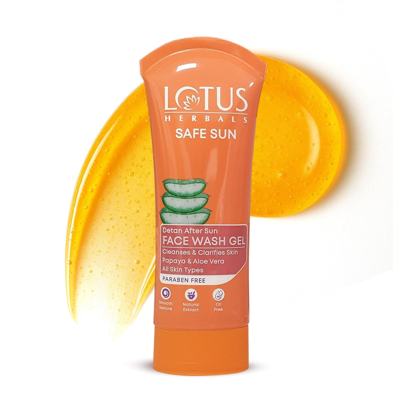 Lotus Herbals - Safe Sun Detan After Sun Face Wash Gel (100g)