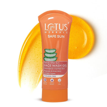 Lotus Herbals - Safe Sun Detan After Sun Face Wash Gel (100g)