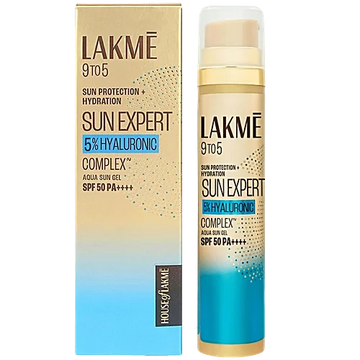 Lakme - Sun Protection + Hydration Sun Expert 5% Hyaluronic Complex Spf 50 PA++++ (56g)