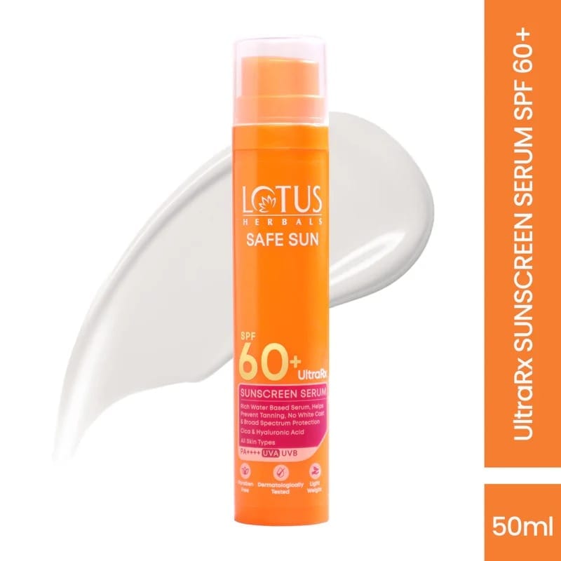 Lotus Herbals - Safe Sun Spf 60+ UltraRx Sunscreen Serum (50ML)