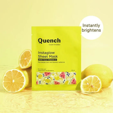 Quench - Instaglow Sheet Mask With Yuzu Vitamin C (20ML)