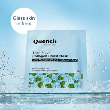 Quench - Snail Mucin Collagen Boost Mask With Niacinamide And Hyaluronic Acid (45g)