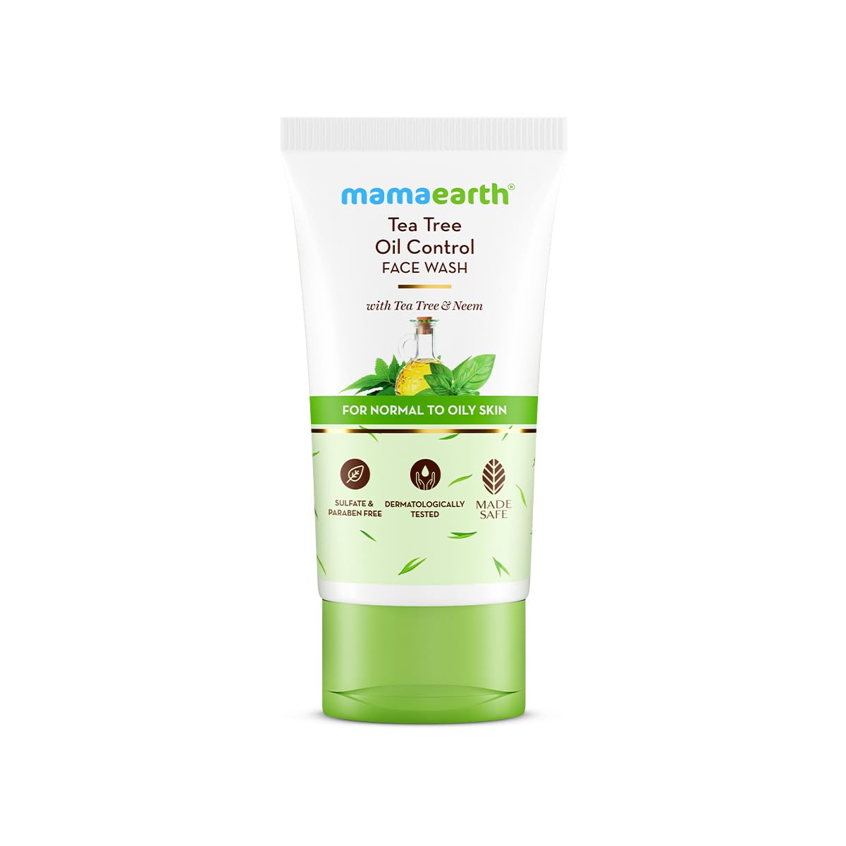 Mamaearth - Tea Tree Oil Control Facewash For Normal To Oily Skin (150ML) [Buy 1 Get 1 Free]