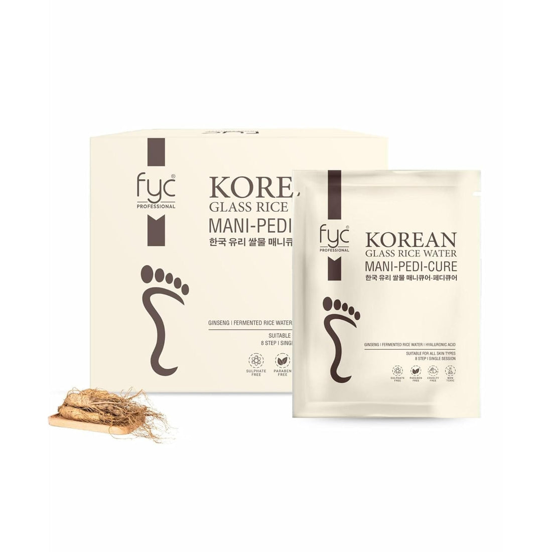FYC Professional - Korean Glass Rice Water Mani - Pedi - Cure Kit 8 Steps (950g)