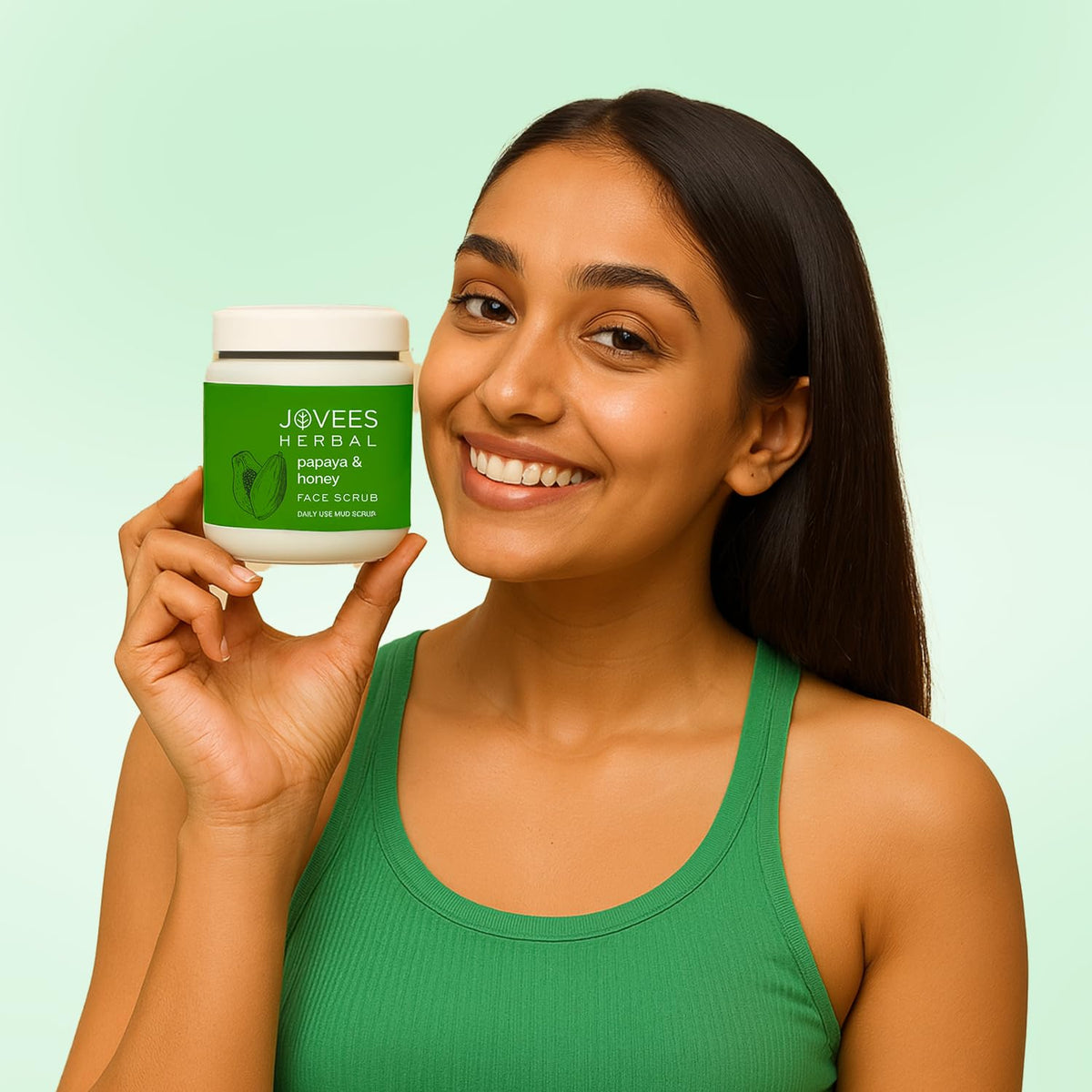 Jovees - Papaya & Honey Face Scrub (400gm)
