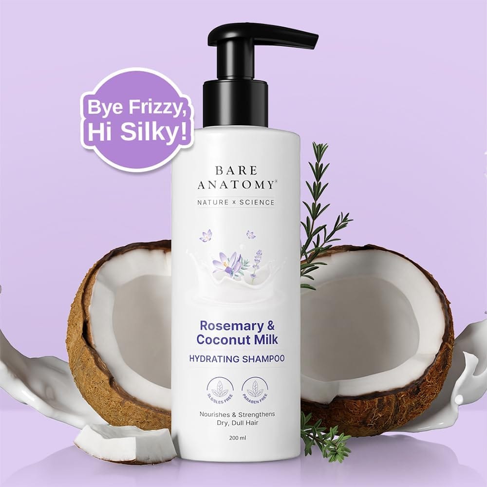 Bare Anatomy - Rosemary & Coconut Milk Hydrating Shampoo (650ML)