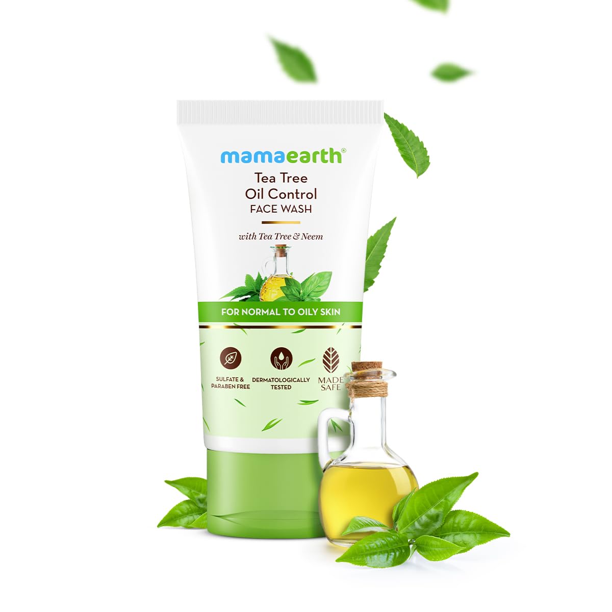 Mamaearth - Tea Tree Oil Control Facewash For Normal To Oily Skin (150ML) [Buy 1 Get 1 Free]