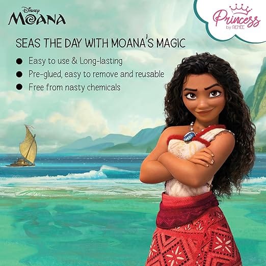 Renee - Disney Moana 's Island Adventures Stick On Nails (24 Pcs)