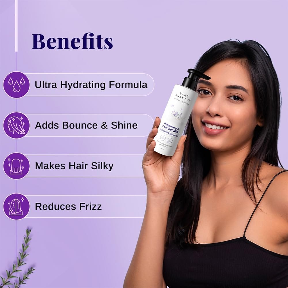 Bare Anatomy - Rosemary & Coconut Milk Hydrating Shampoo (650ML)