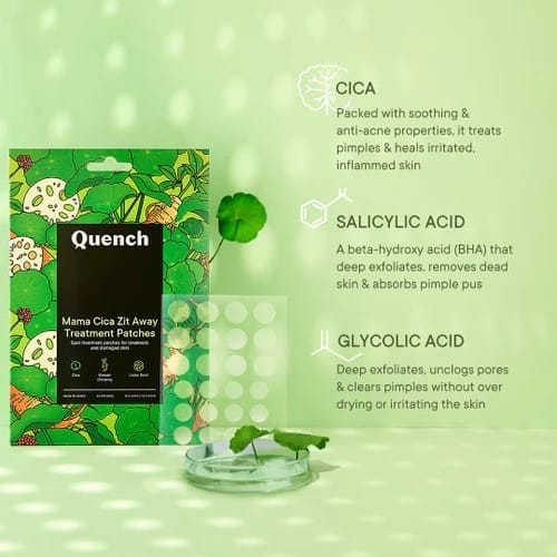 Quench - Zit Away Treatment Patches With Cica Herb Repair (24 Patches)