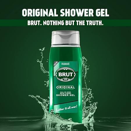 Brut - Original All In One Hair & Body Shower Gel (500ML)