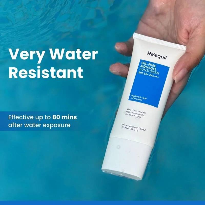 Re’equil – Oil – Free Aquagel Sunscreen Spf 50+ PA++++ (50ML)