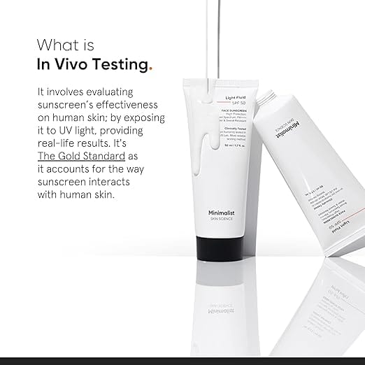 Minimalist - Light Fluid SPF 50 Face Sunscreen (50ML)