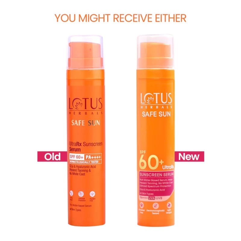 Lotus Herbals - Safe Sun Spf 60+ UltraRx Sunscreen Serum (50ML)