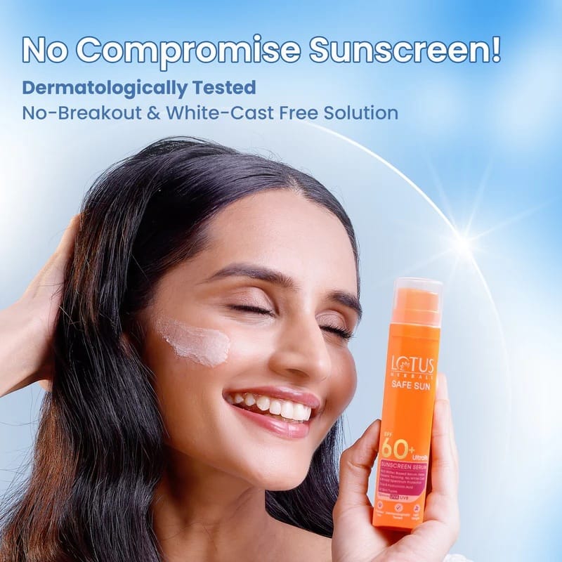 Lotus Herbals - Safe Sun Spf 60+ UltraRx Sunscreen Serum (50ML)