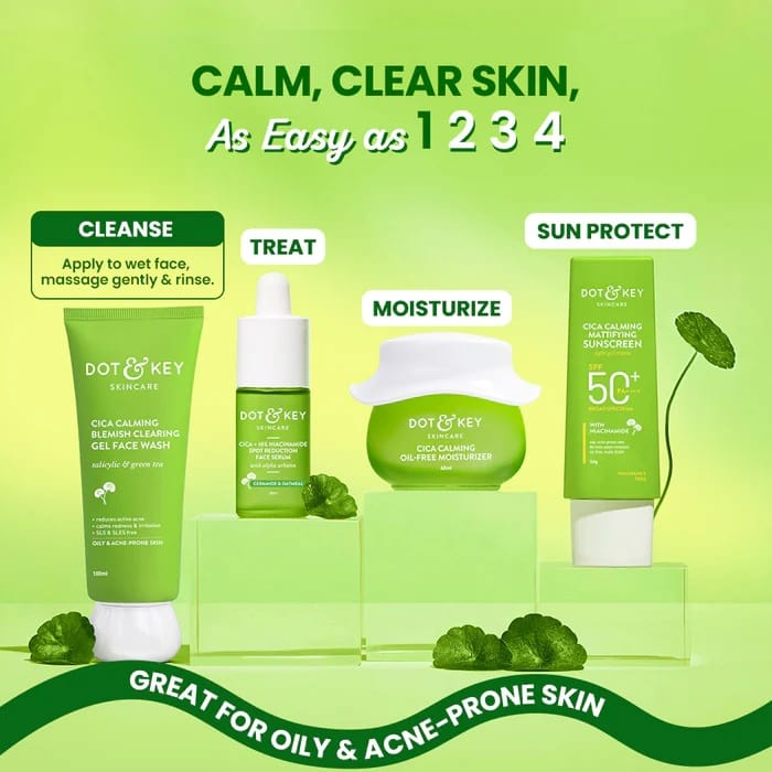 Dot & Key - Cica Calming Blemish Clearing Gel Face Wash (175ML)