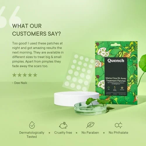 Quench - Zit Away Treatment Patches With Cica Herb Repair (24 Patches)