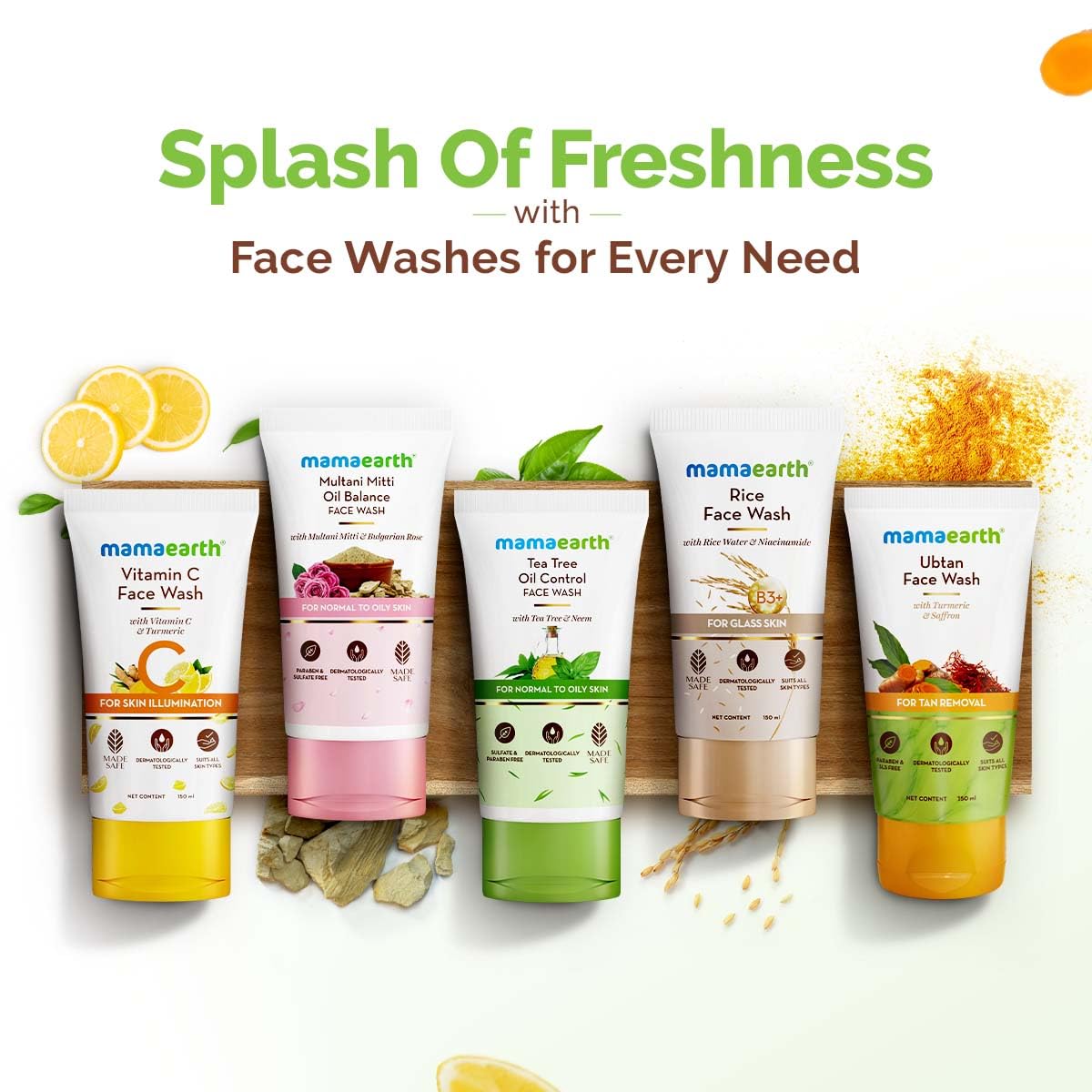 Mamaearth - Tea Tree Oil Control Facewash For Normal To Oily Skin (150ML) [Buy 1 Get 1 Free]
