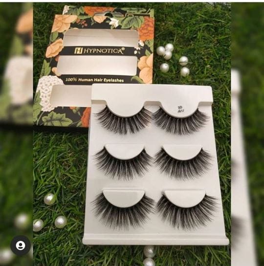 HYPNOTICA - 3D 100% HUMAN HAIR EYELASHES (AD5)