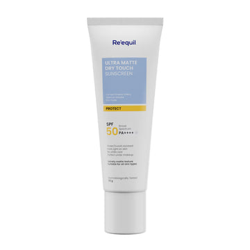 Re’equil – Ultra Matte Dry Touch Sunscreen SPF 50 PA++++ (50 g)