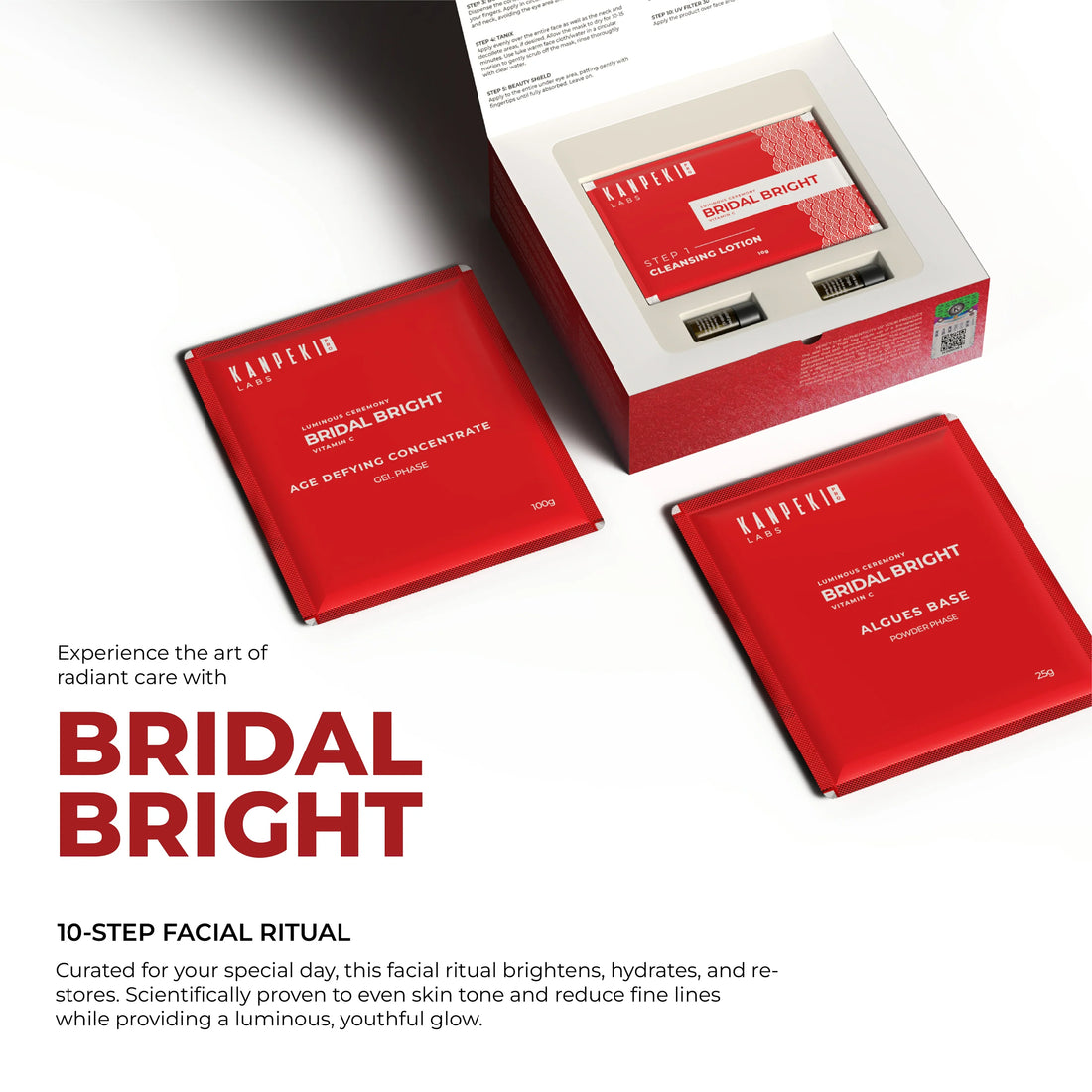 Kanpeki - Luminous Ceremony Bridal Bright Vit C Facial Kit