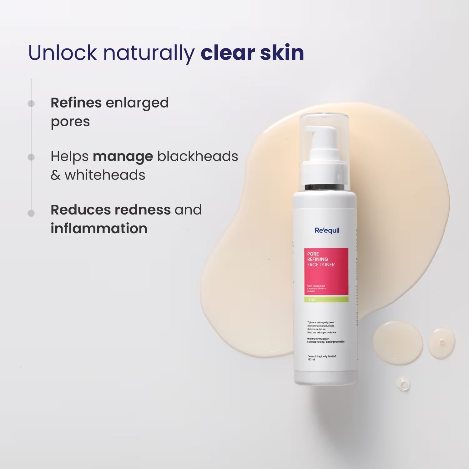 Re'equil - Pore Refining Face Toner (100ml)