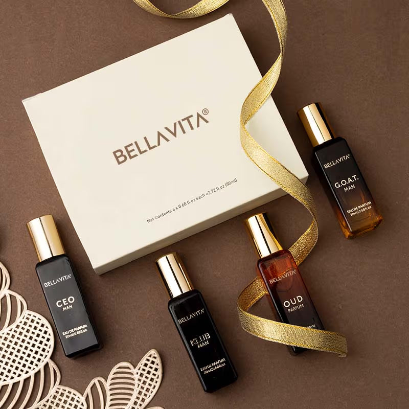Bellavita - Luxury Perfume Gift Set For Men (4X80ml)