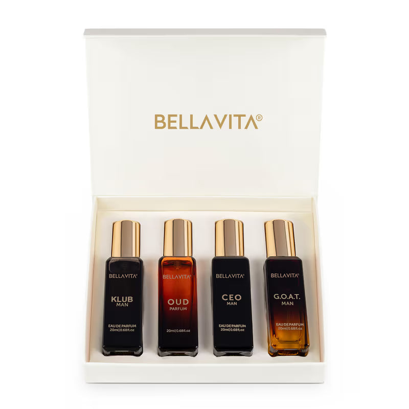 Bellavita - Luxury Perfume Gift Set For Men (4X80ml)