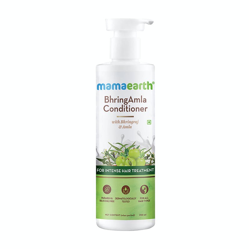 Mamaearth BhringAmla Conditioner with Bhringraj & Amla for Intense Hair Treatment (250mL)