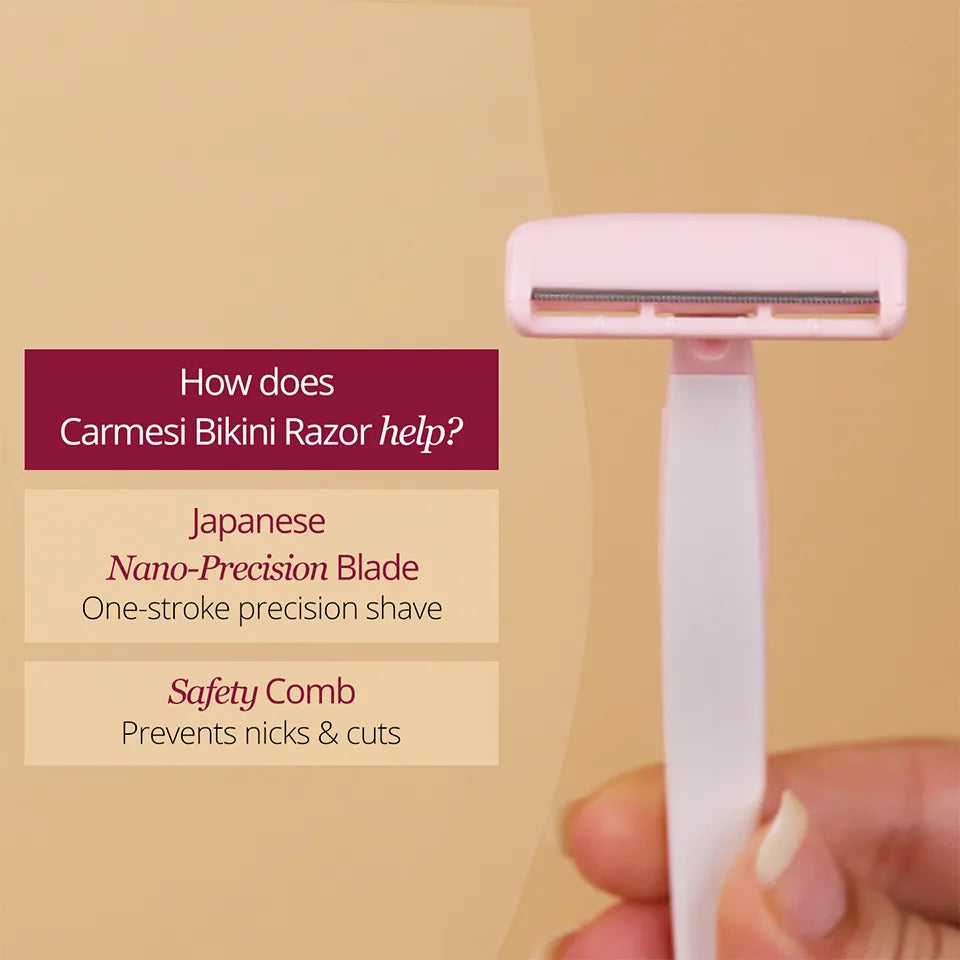Carmesi - Bikini Razor For Irritation Free Shaving of Bikini Line