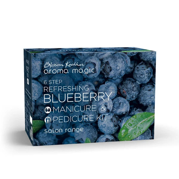 Aroma Magic - 6 Step Refreshing Blueberry Manicure & Pedicure Kit