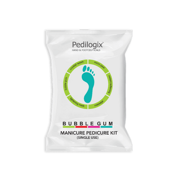 O3+ - Pedilogix Bubblegum Manicure Pedicure Kit (Single Use)