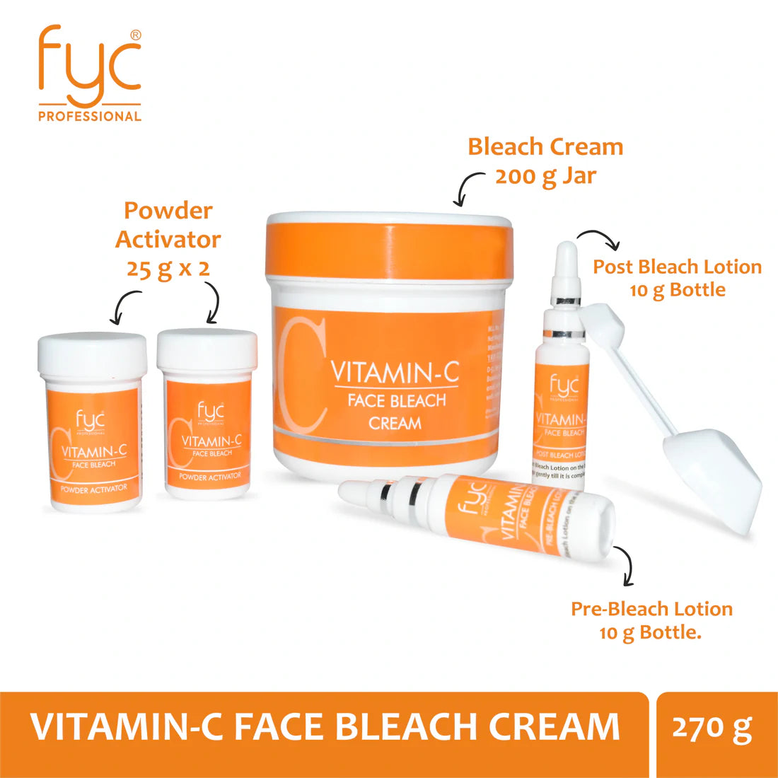 FYC Professional - Vitamin C Face Bleach Cream (270g)
