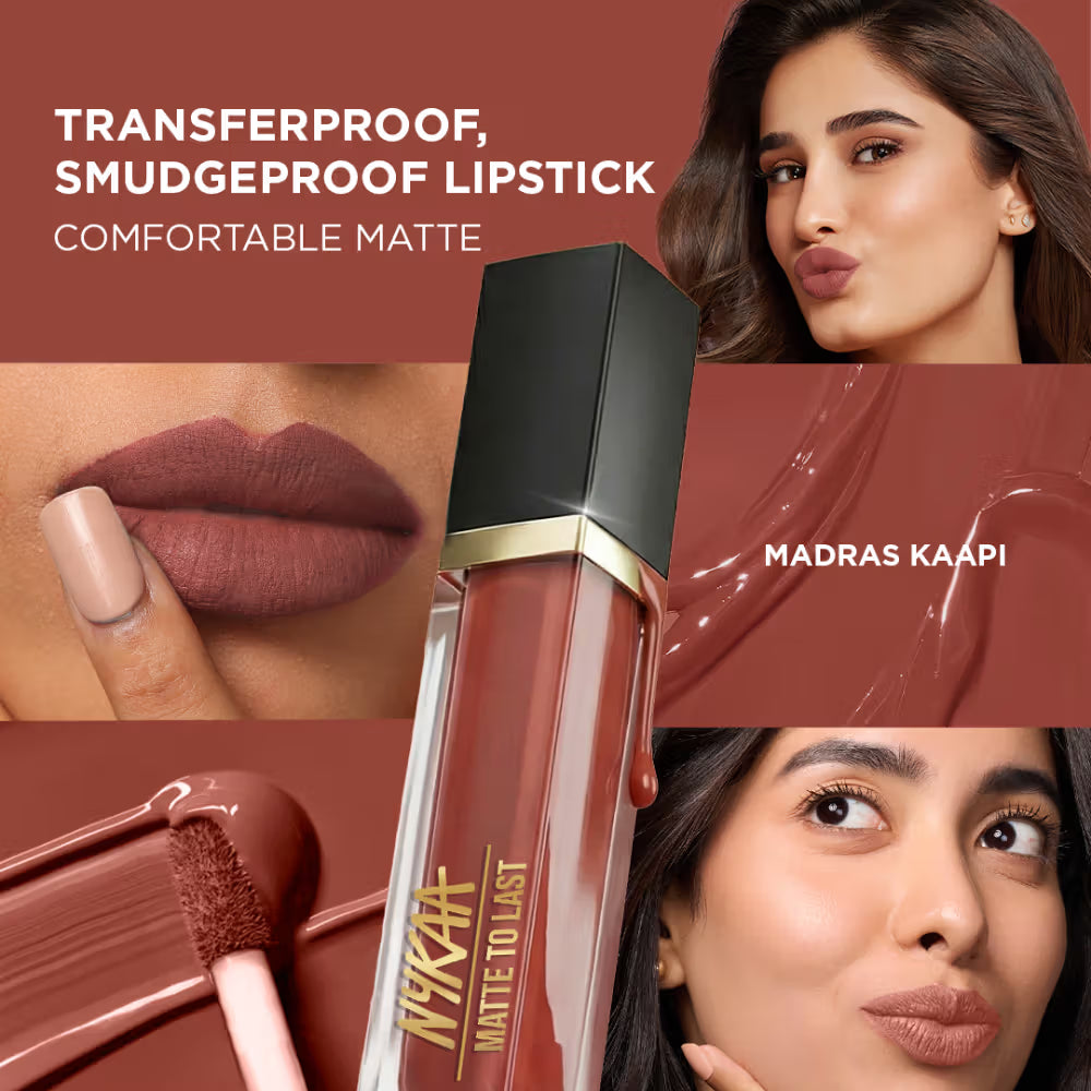 Nykaa - Matte To Last Liquid Lipstick (6.2ml)