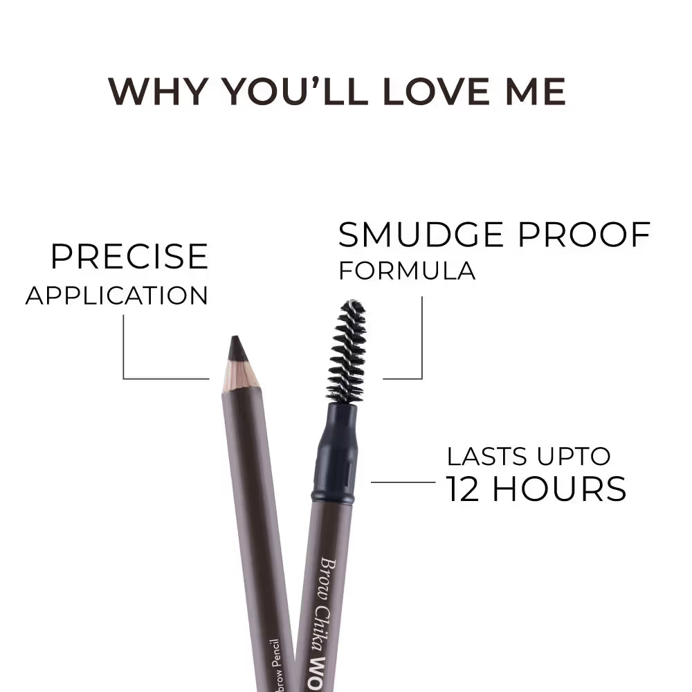 Nykaa - Brow Chika Wow Eyebrow Pencil Coven Cocoa 01 (1.08g)