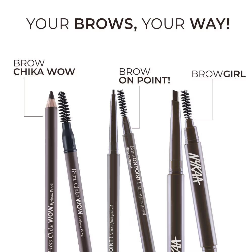 Nykaa - Brow Chika Wow Eyebrow Pencil Coven Cocoa 01 (1.08g)