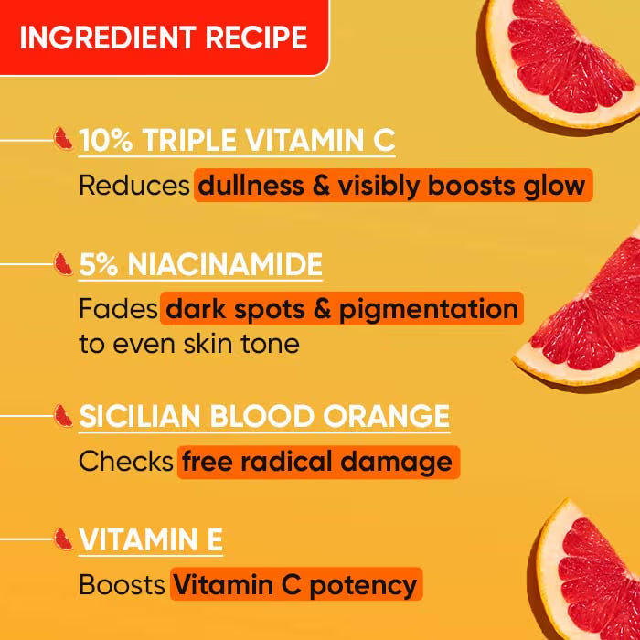 Dot & Key 10% Vitamin C + E Face Serum With 5% Niacinamide, Fights Pigmentation & Dark Spots (30ml)