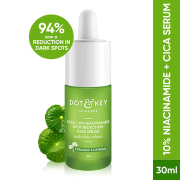 Dot & Key 10% Niacinamide + Cica Face Serum For Oily, Acne Prone Skin & Dark Spots Reduction (30ml)