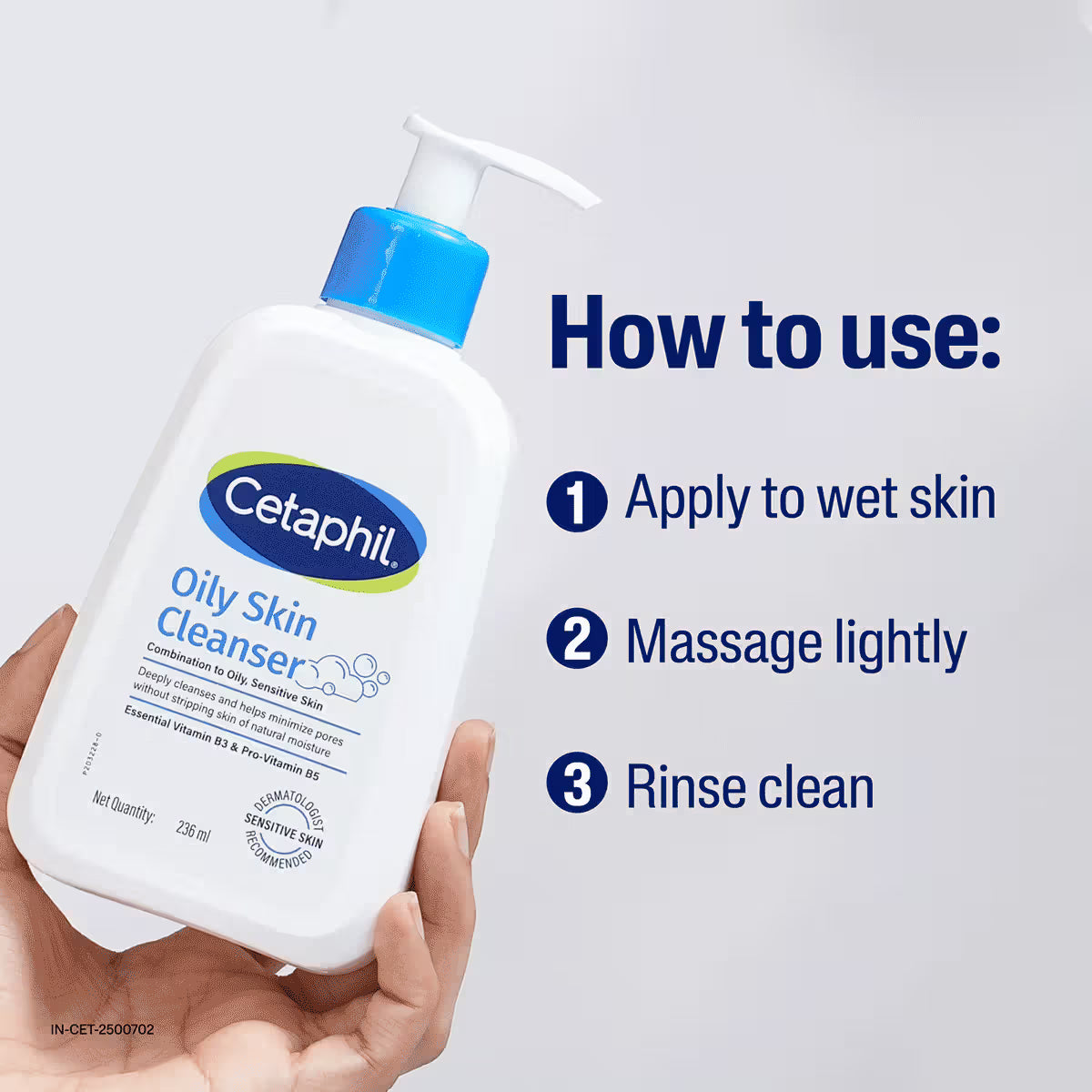 Cetaphil – Oily Skin Cleanser (236ml)